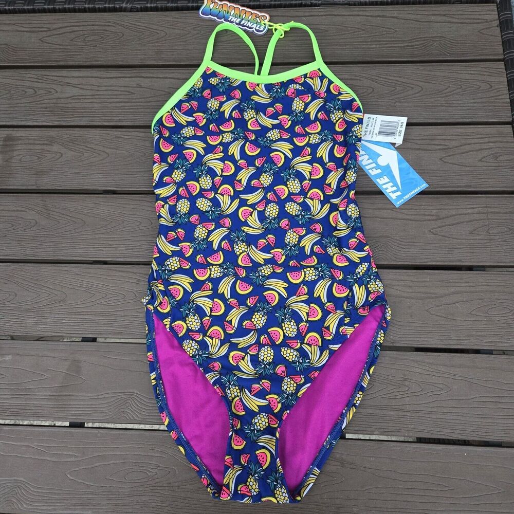The Finals Women's Watermelon Non Foil Swimsuit -Multicolor SZ: 34 New